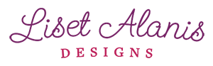 Liset Alanis Designs logo.